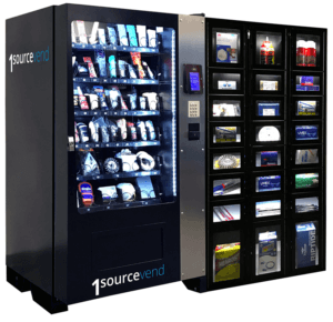 combo helix coil locker vending machine